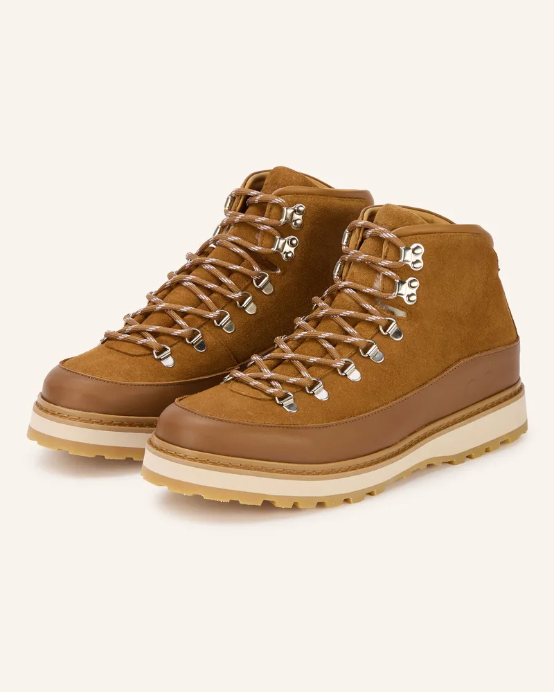 Mono Schnürboots braun Cognac
