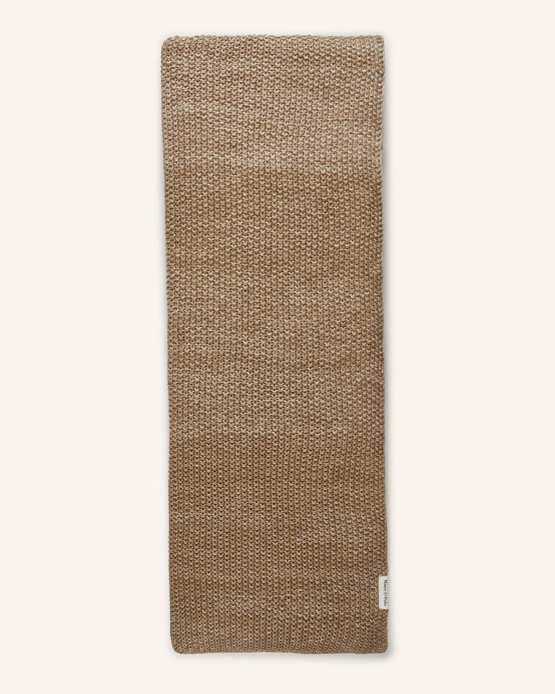 Marc O'Polo Plaid NORDIC KNIT Hellbraun