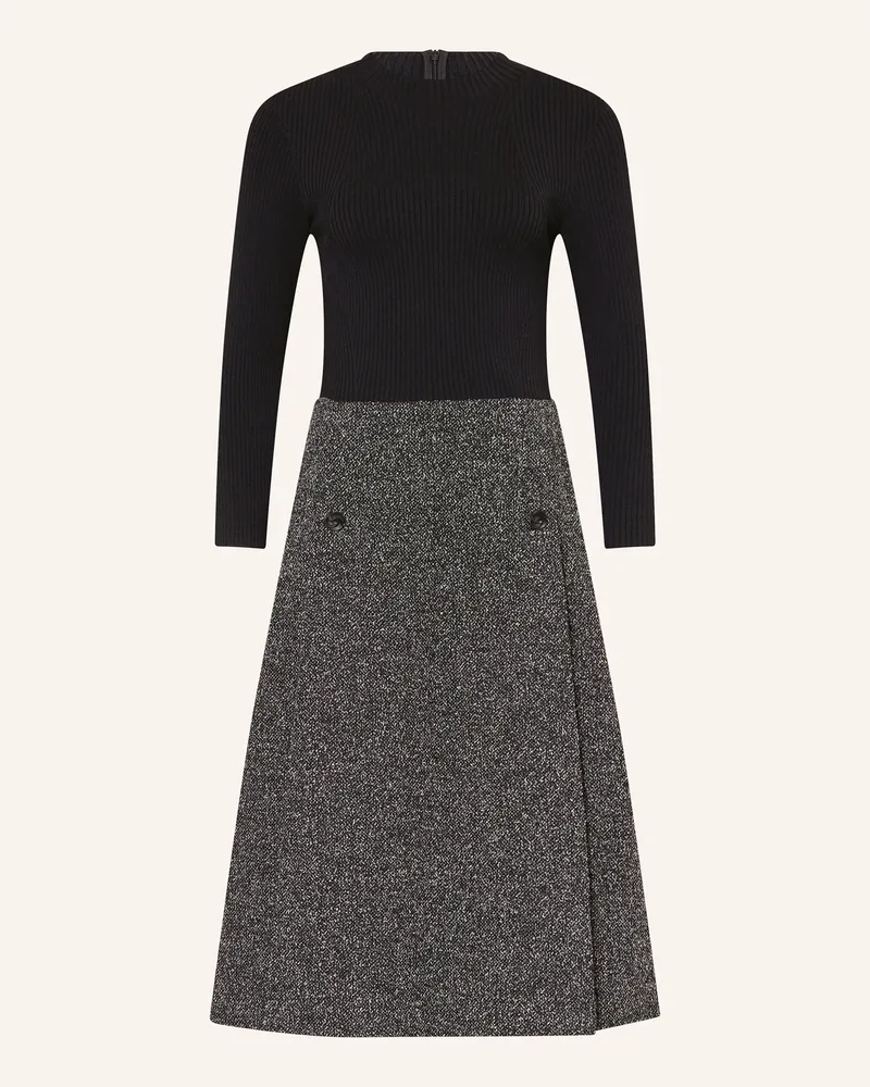 Ted Baker Kleid EKAAD im Materialmix mit 3/4-Arm Schwarz
