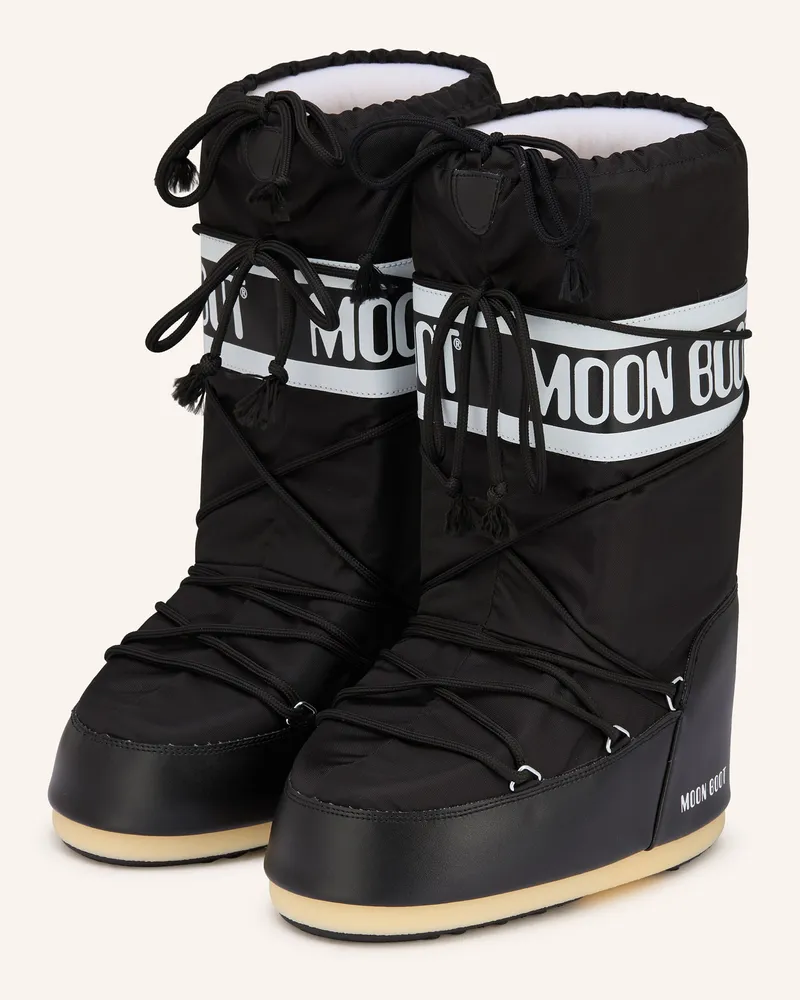 Moon Boot Moon Boots Icon Nylon schwarz Schwarz