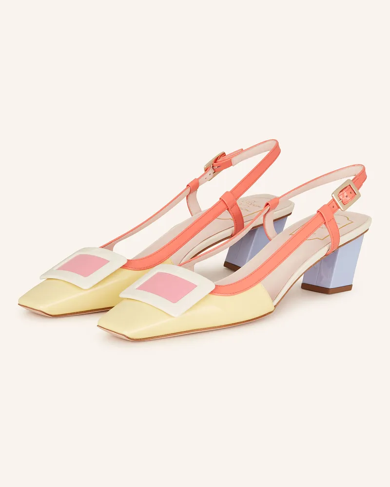 Roger Vivier Slingpumps BELLE VIVIER Hellgelb