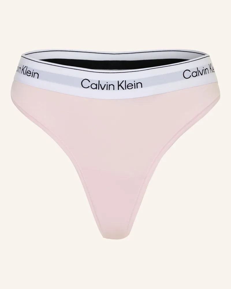 Calvin Klein String Icon Cotton Modal rosa Hellrosa