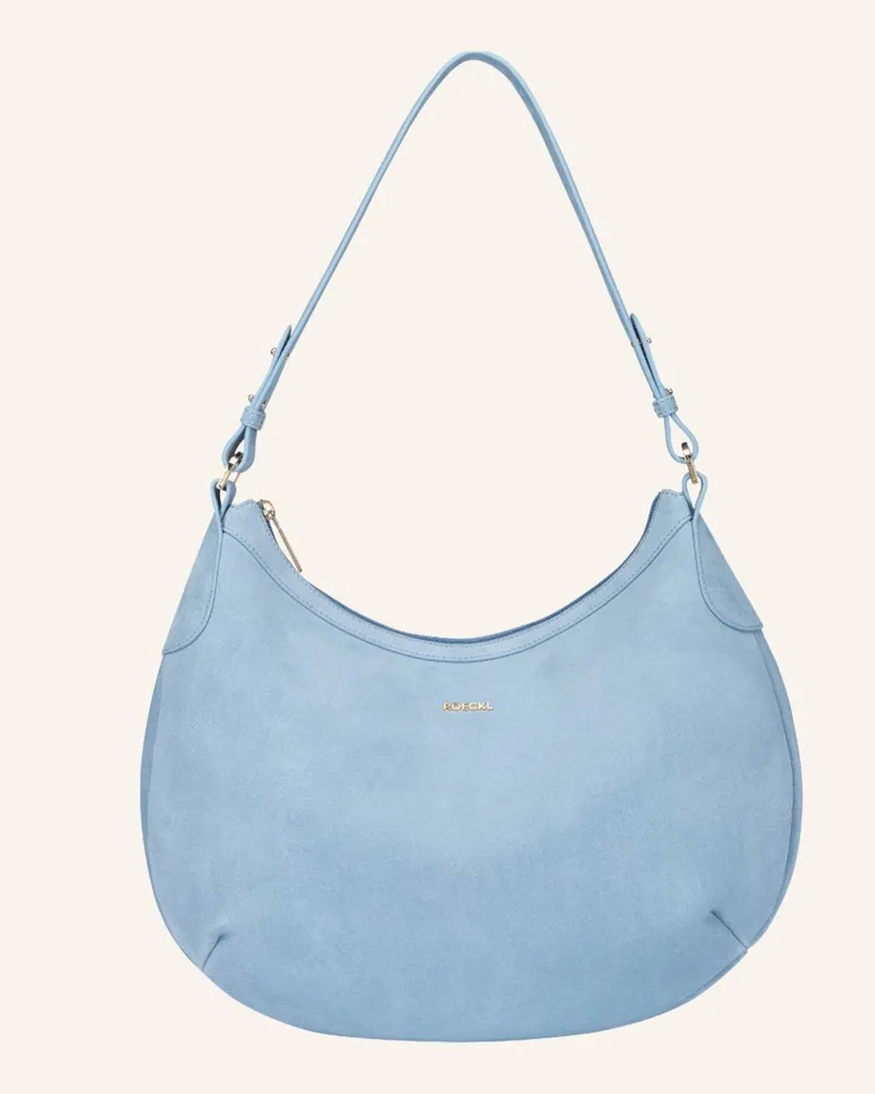 Roeckl Schultertasche LIBERTY NUBUK Hellblau