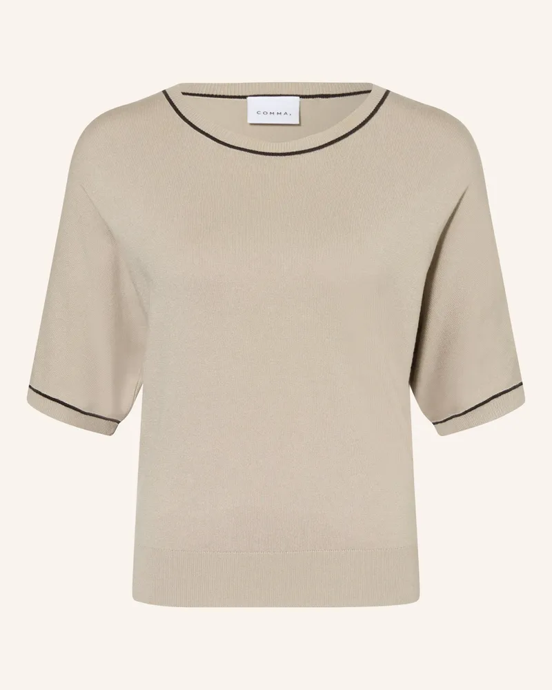 COMMA Strickshirt beige Beige
