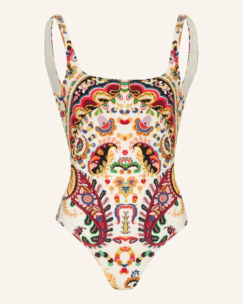 Etro Badeanzug weiss Ecru