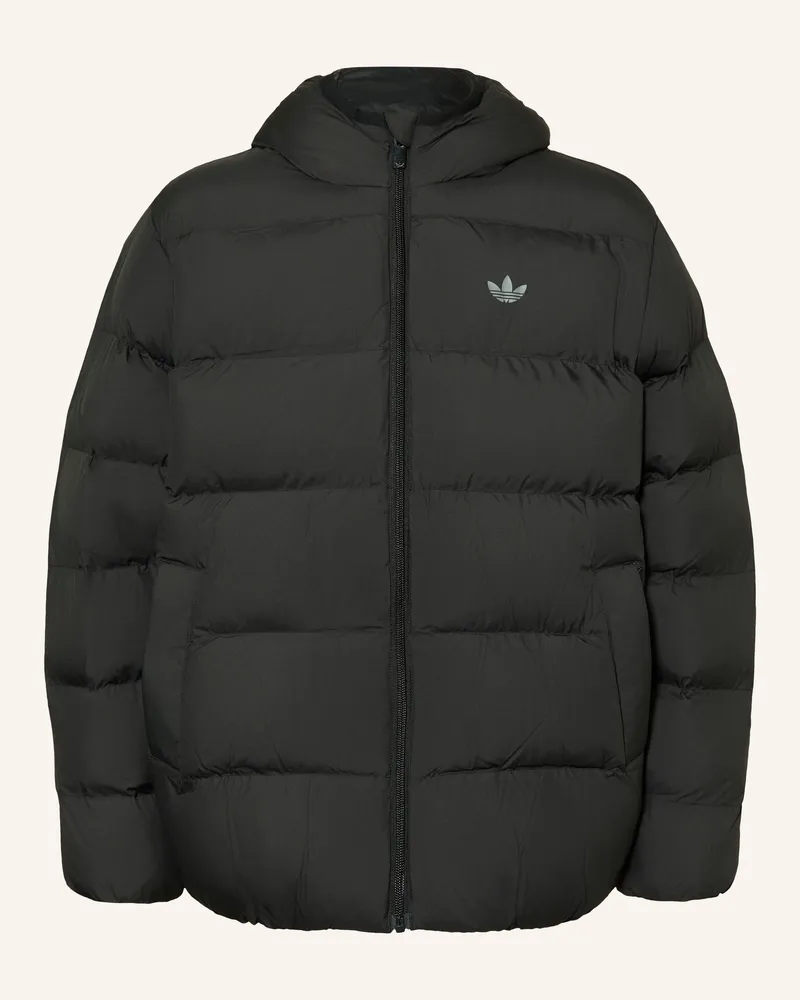 adidas Steppjacke schwarz Schwarz