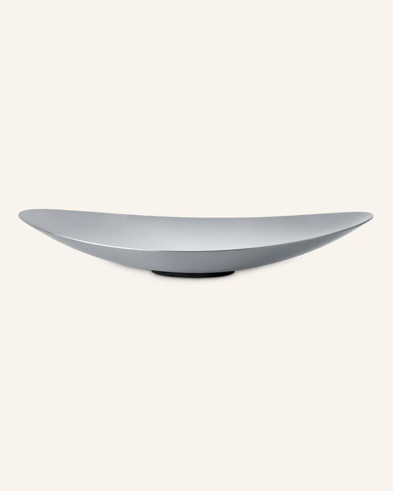 Blomus Flache Schale Ondea silber Silber