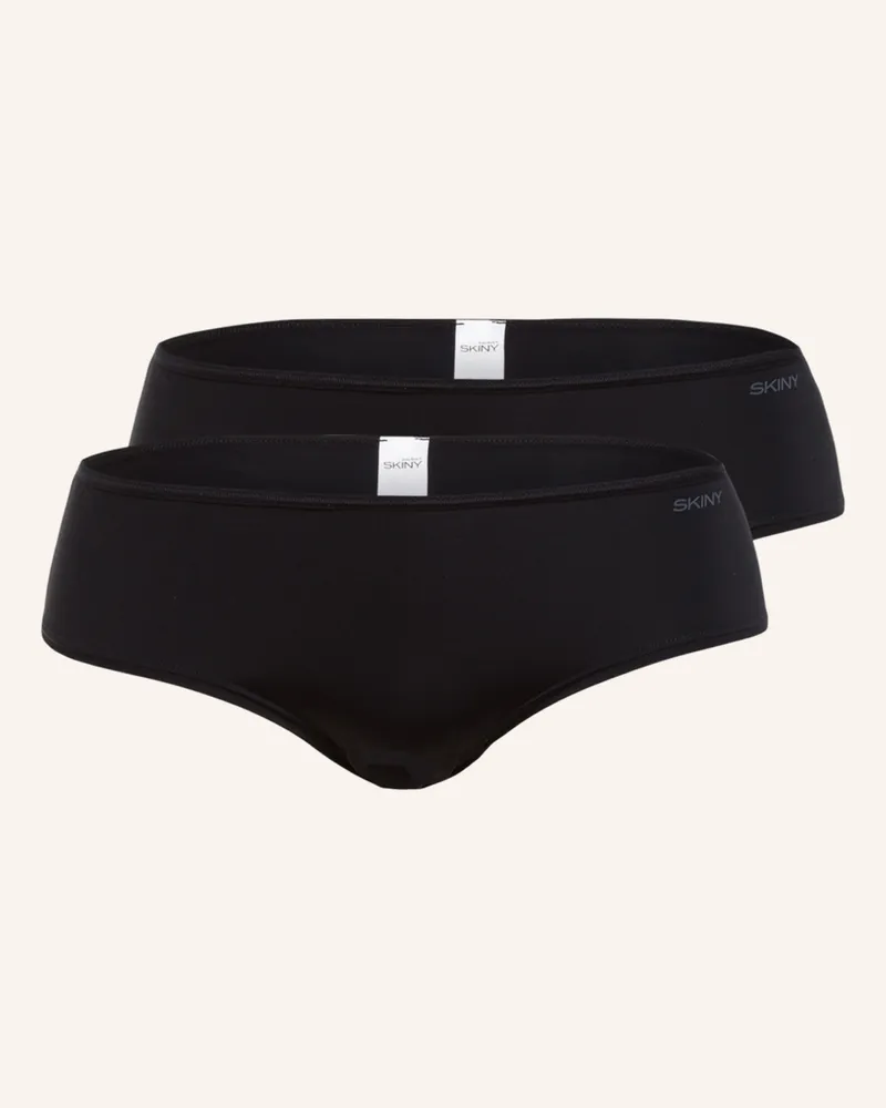 Skiny 2er-Pack Panties schwarz Schwarz