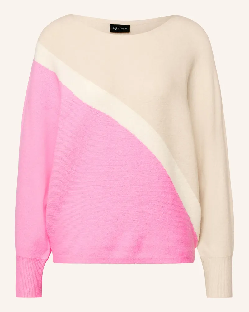 S.Oliver Pullover rosa Beige