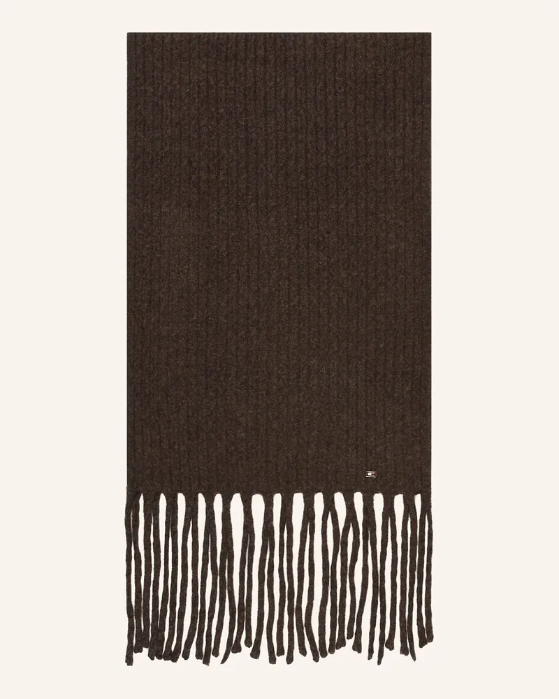 Tommy Hilfiger Schal Dunkelbraun