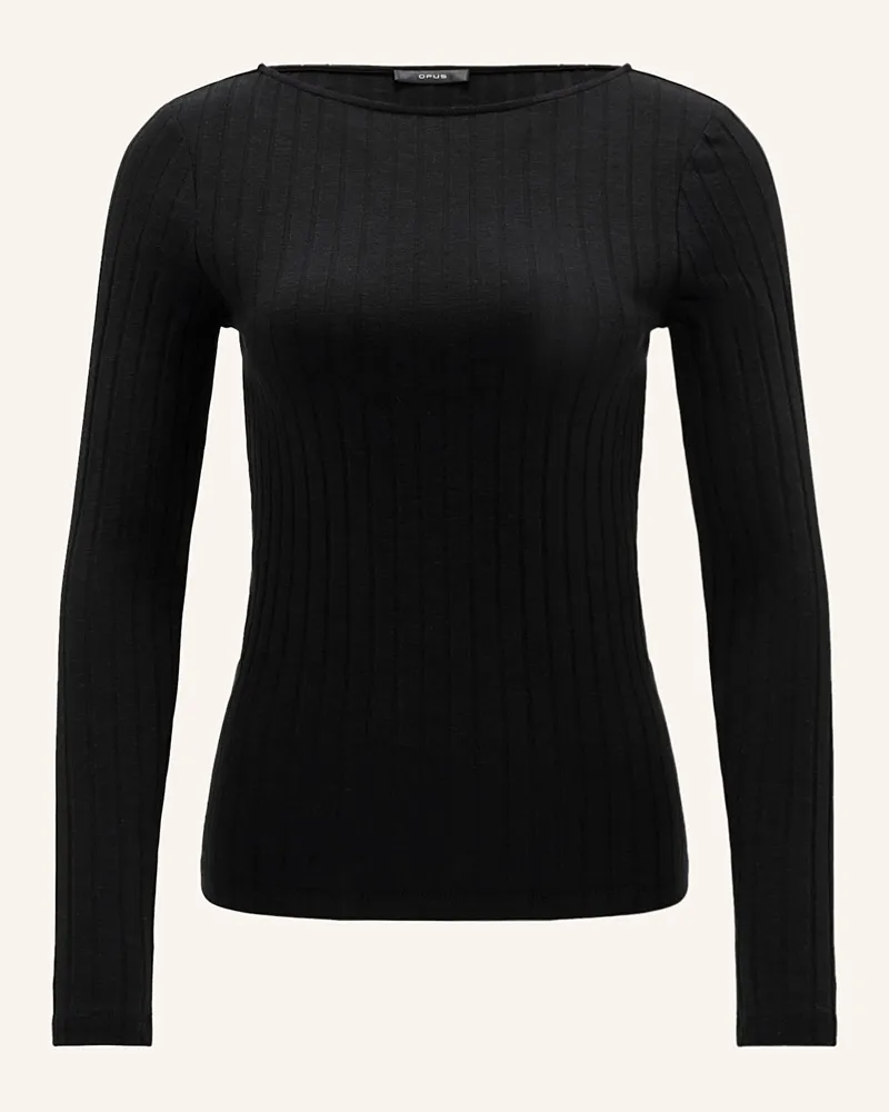 OPUS Longsleeve Sovke schwarz Schwarz