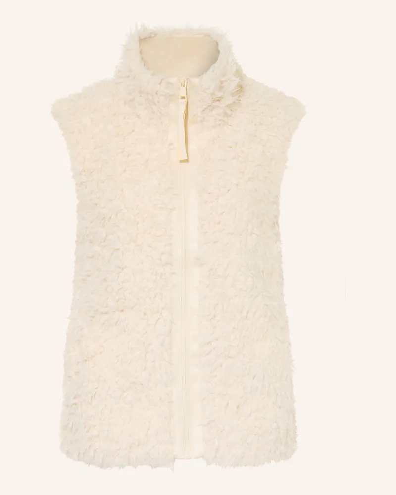 Betty Barclay Kunstfell-Weste beige Creme