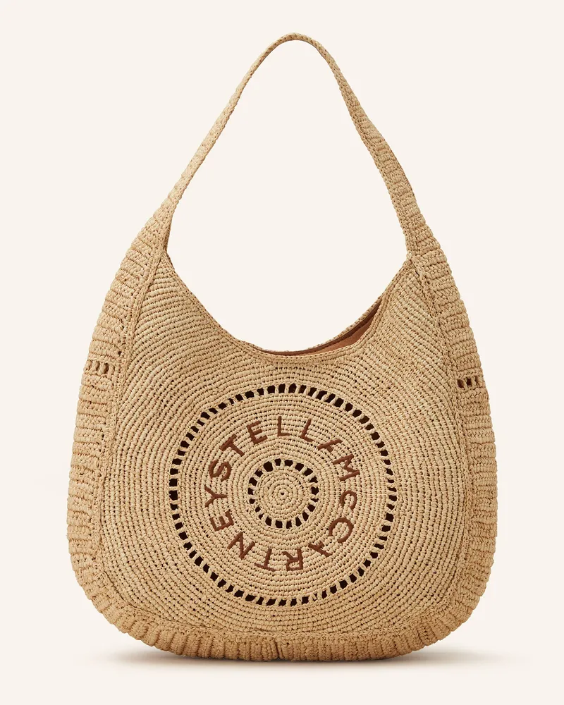 Stella McCartney Schultertasche Beige
