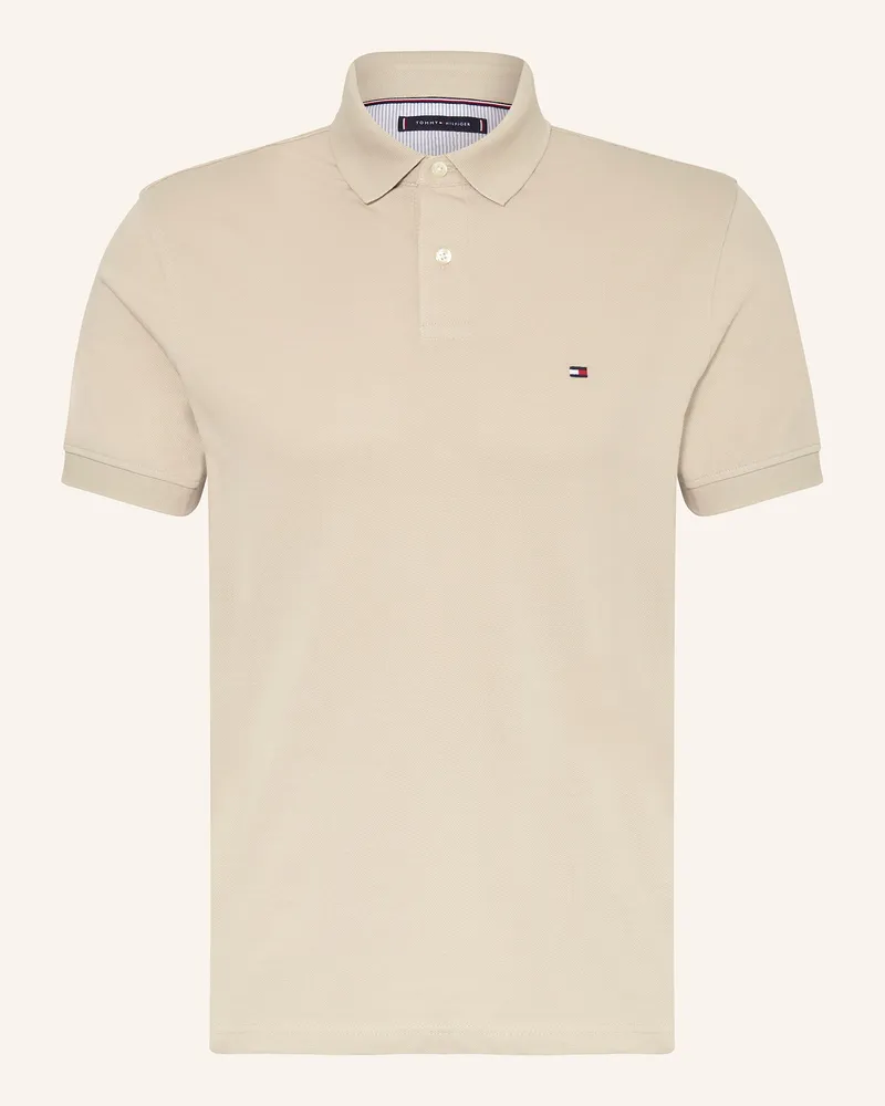 Tommy Hilfiger Piqué-Poloshirt Regular Fit weiss Beige