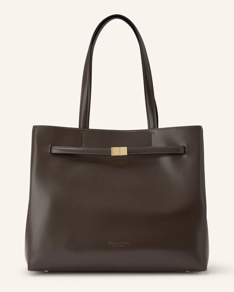 Marc O'Polo Shopper TAINA MEDIUM Dunkelbraun