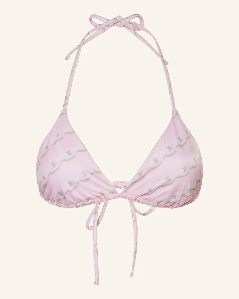 Versace Triangel-Bikini-Top Hellrosa