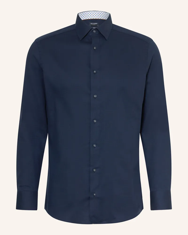 Olymp Jerseyhemd Luxor 24/Seven Modern Fit blau Dunkelblau