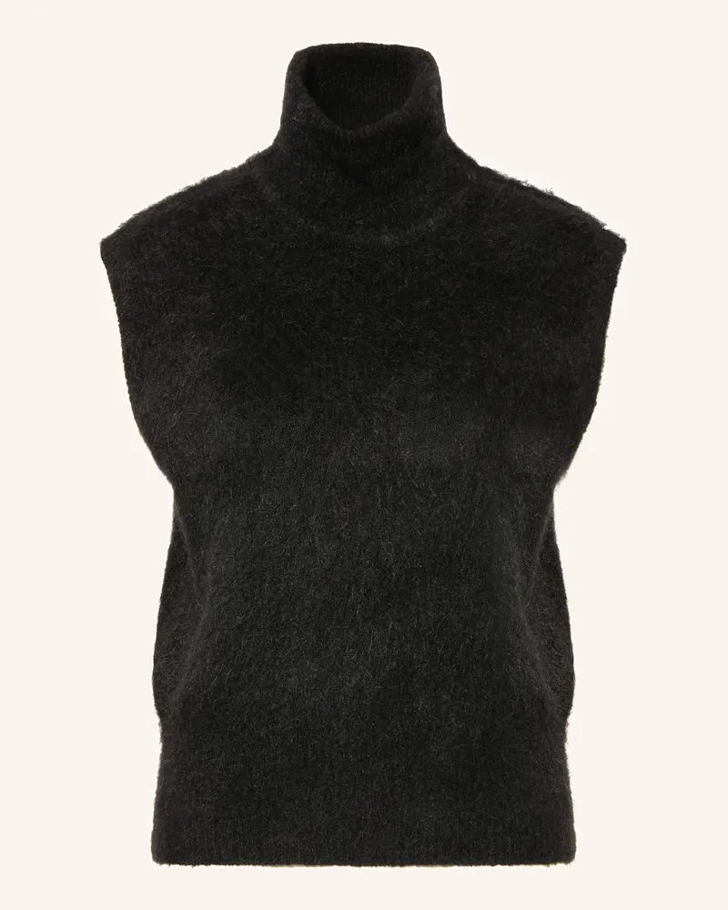 REMAIN Stricktop mit Alpaka Schwarz