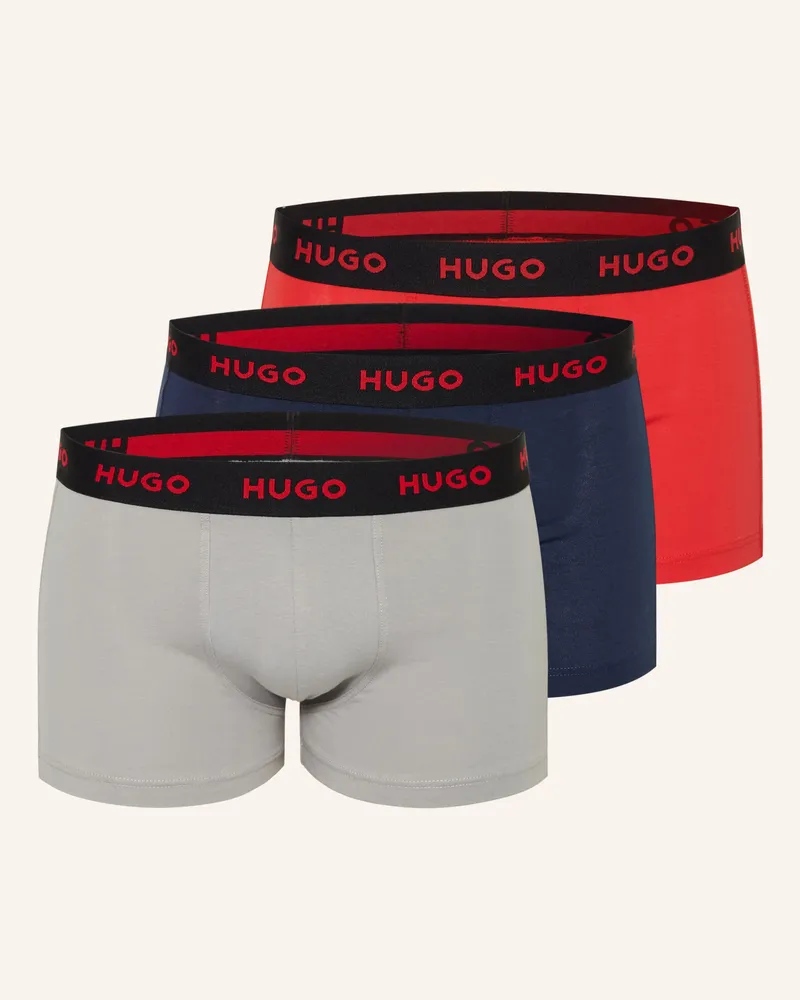 HUGO BOSS 3er-Pack Boxershorts rot Rot