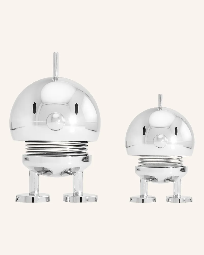 Hoptimist 2er-Set Dekofiguren BUMBLE XS/S Silber