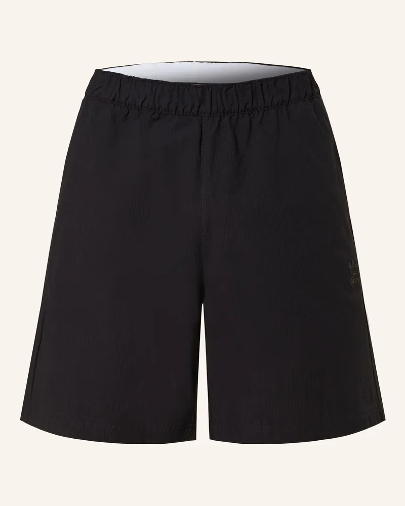 adidas Shorts ESSENTIALS SEERSUCKER Regular Fit Schwarz