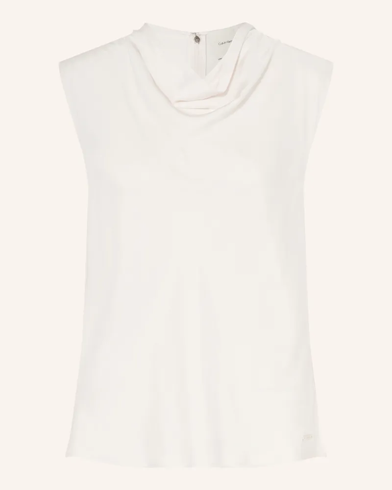 Calvin Klein Blusentop weiss Creme