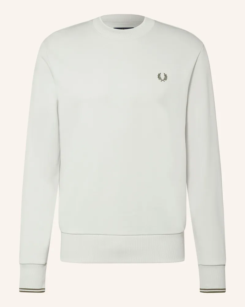Fred Perry Sweatshirt blau Hellgrau