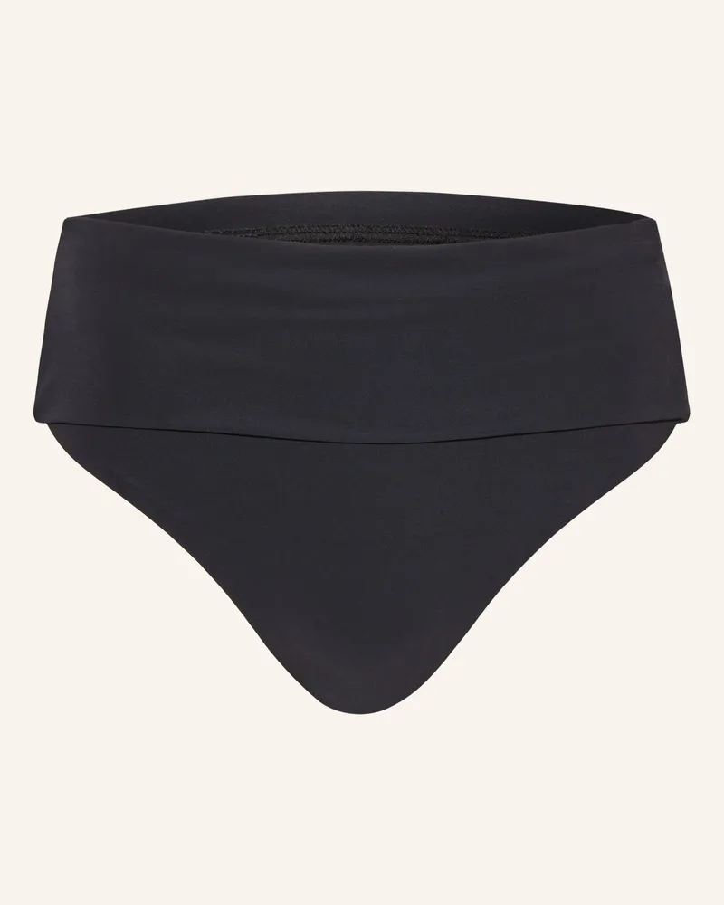 JETS Australia High-Waist-Bikini-Hose Fold Down schwarz Schwarz