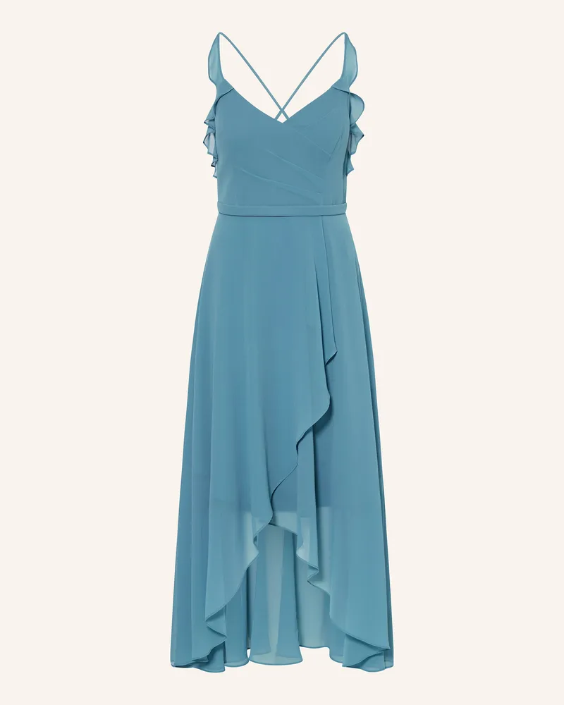 Vera Mont Cocktailkleid mit Volants Blau