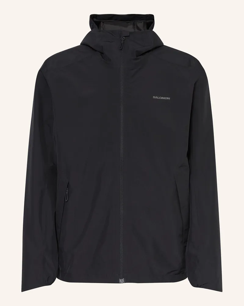 Salomon Regenjacke Outscape 2l schwarz Schwarz