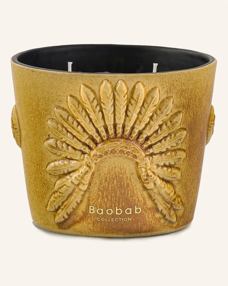 Baobab Collection Duftkerze Eagle's Pride Geronimo schwarz Dunkelgelb