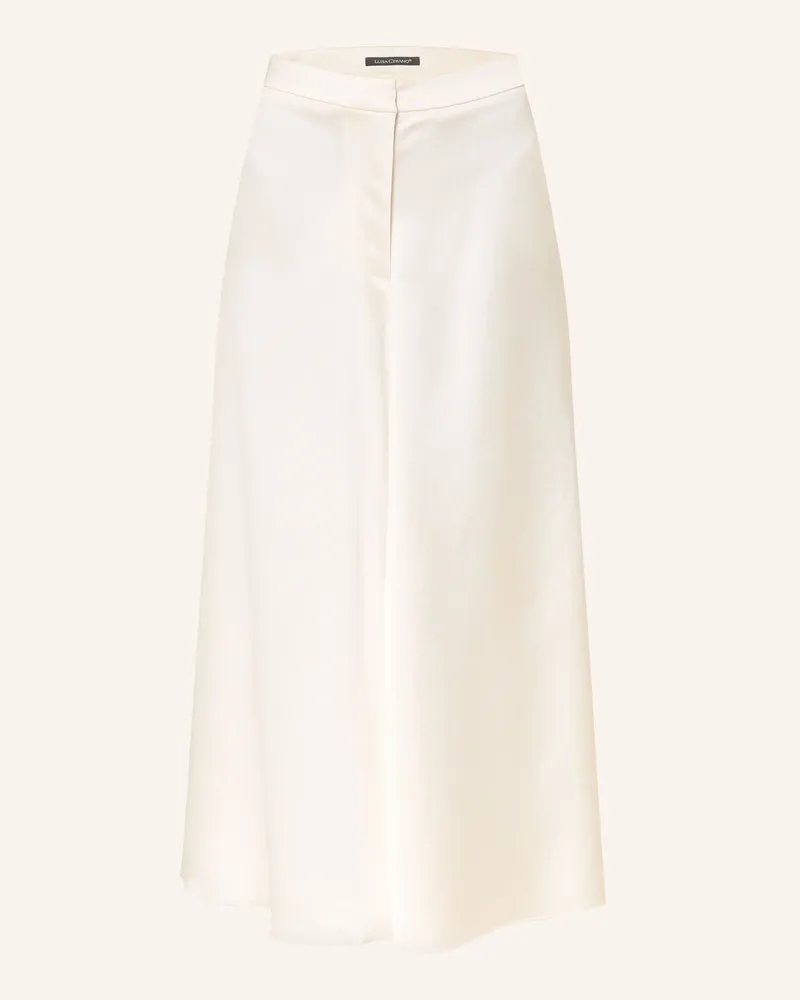 Luisa Cerano Satinrock weiss Creme