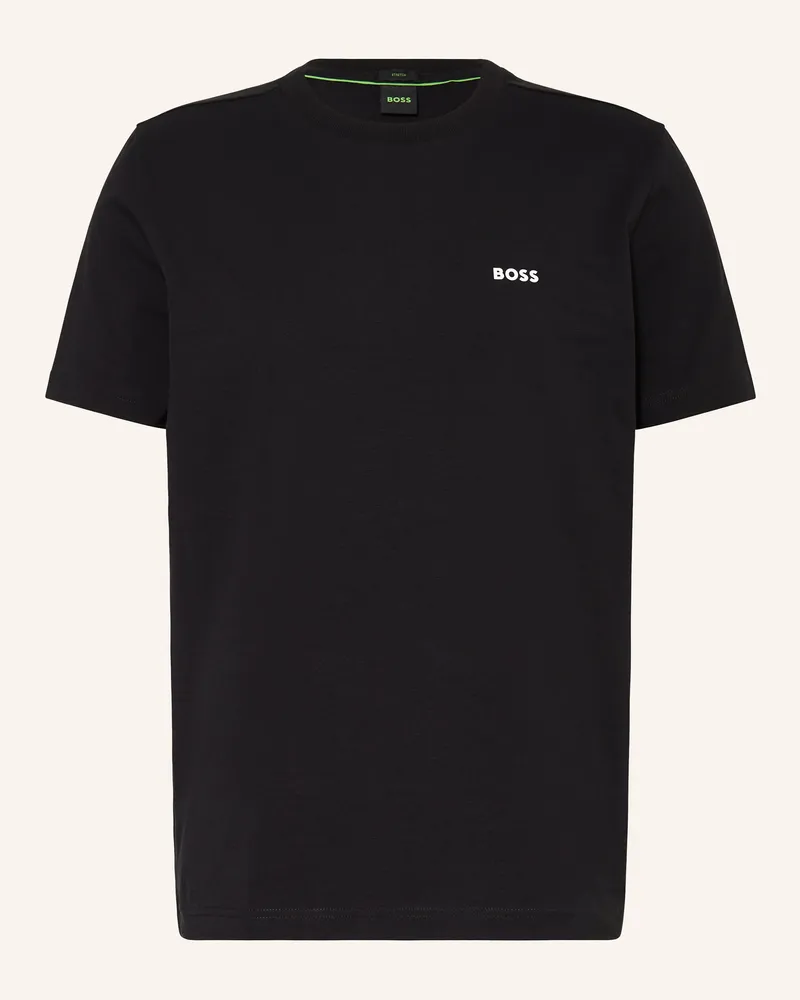 HUGO BOSS T-Shirt Tee schwarz Schwarz