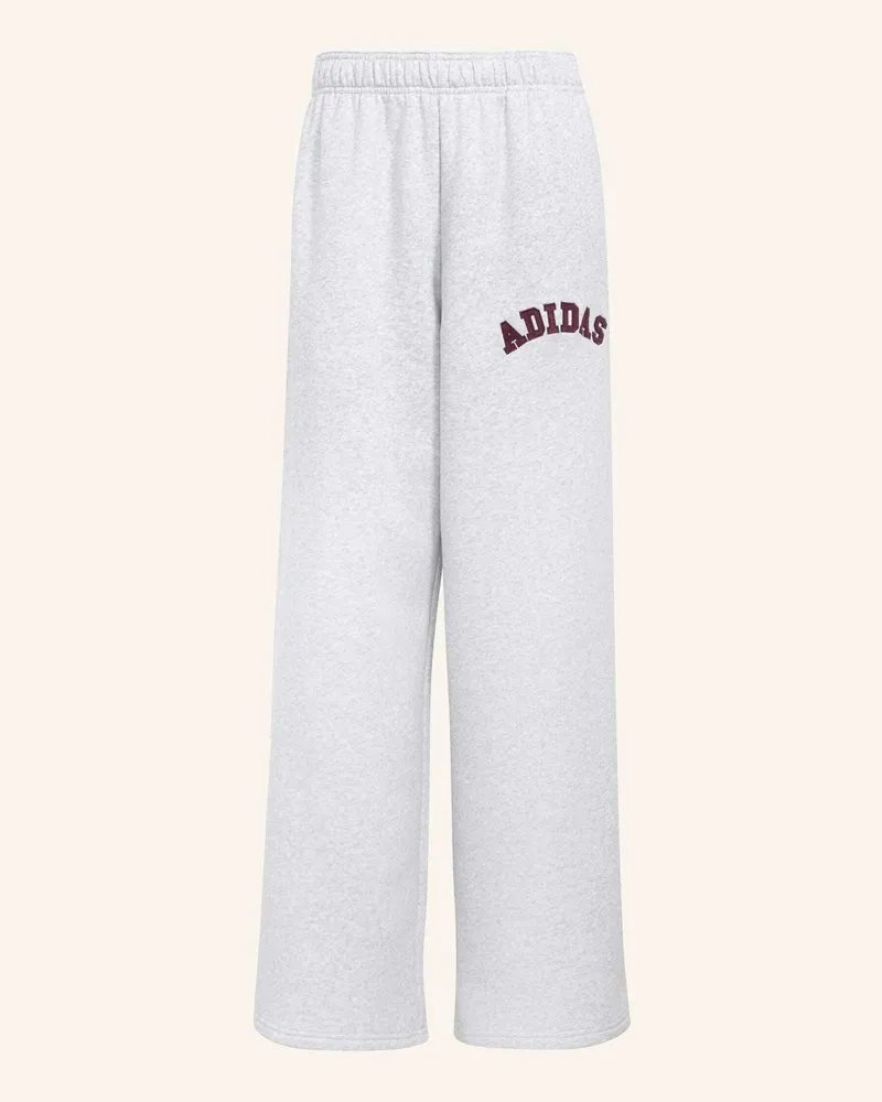 adidas Adidas 3-Streifen Hose grau Grün