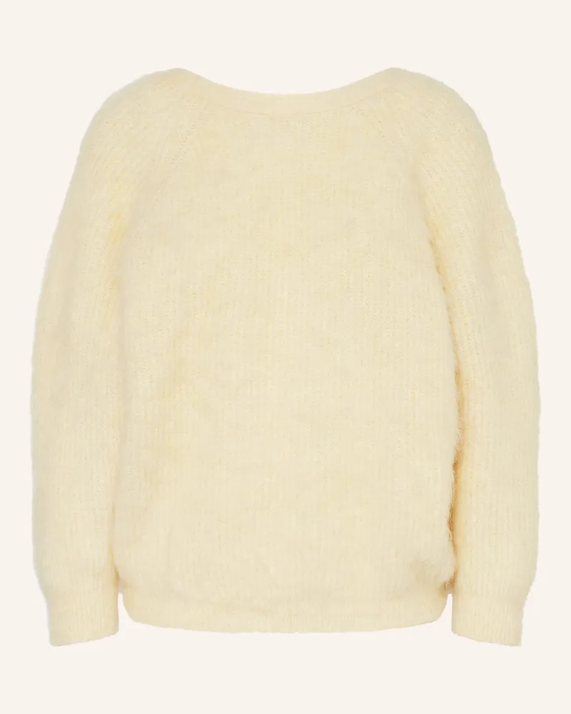 ba&sh Pullover FILL mit Alpaka Hellgelb