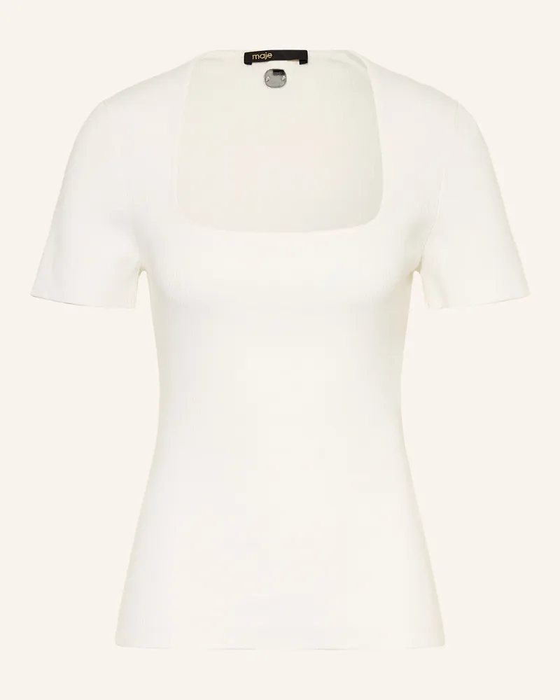Maje Strickshirt weiss Creme