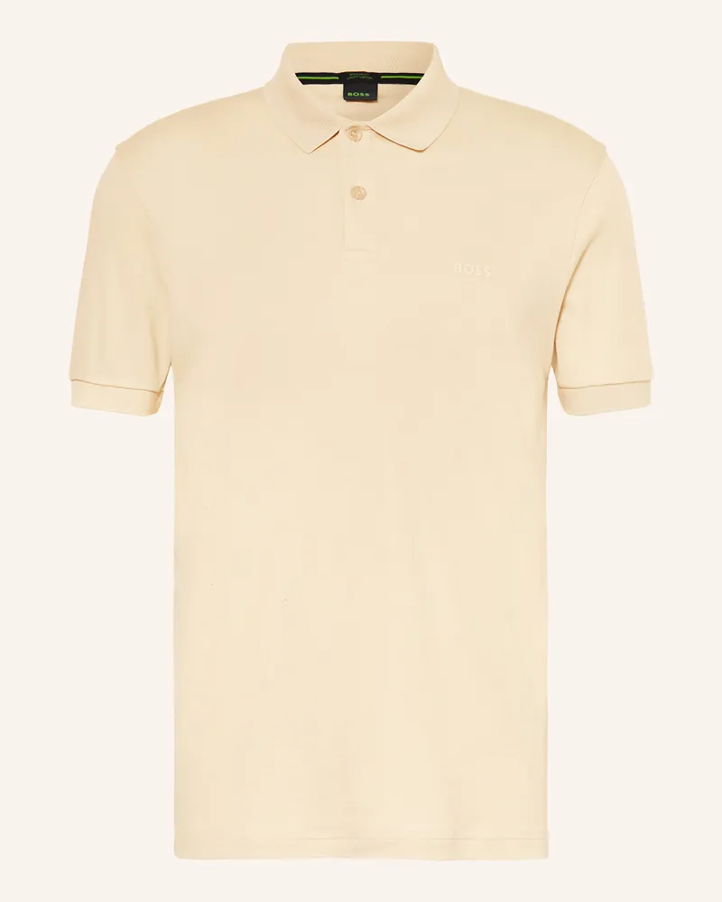 HUGO BOSS Jersey-Poloshirt PIO Regular Fit Creme