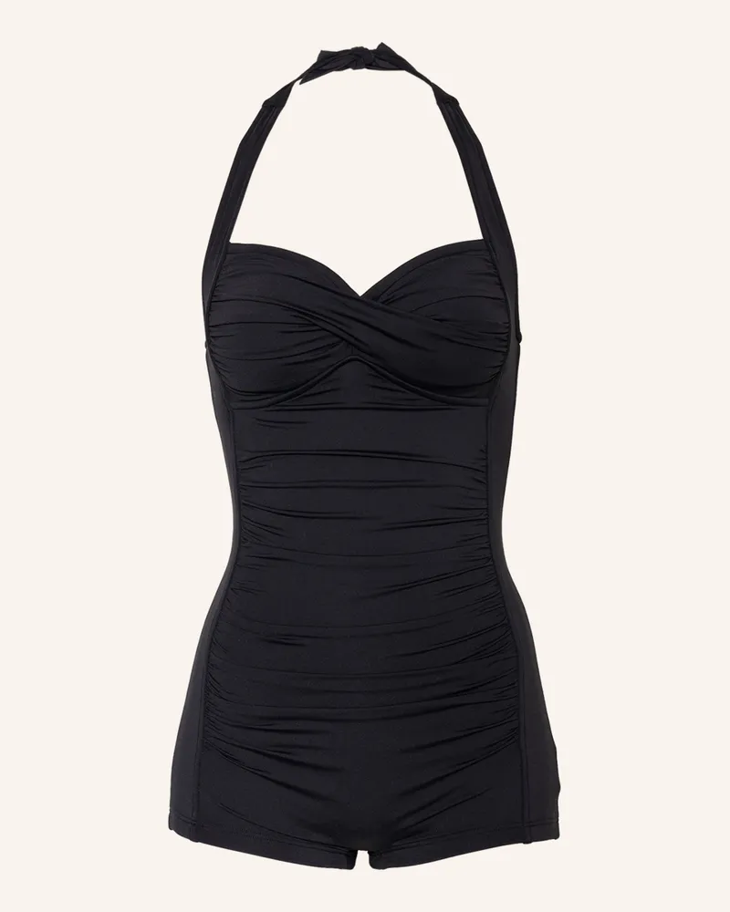 Seafolly Australia Neckholder-Badeanzug SEAFOLLY COLLECTIVE Schwarz
