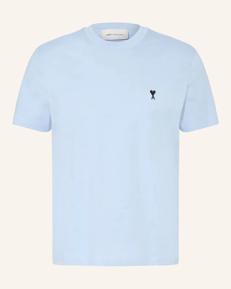 AMI Paris T-Shirt blau Hellblau