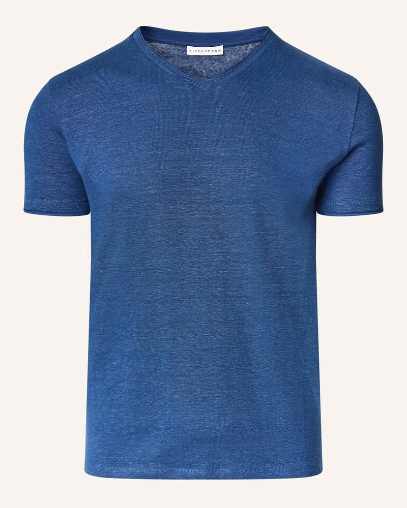 KIEFERMANN T-Shirt Filantio Aus Leinen blau Blau