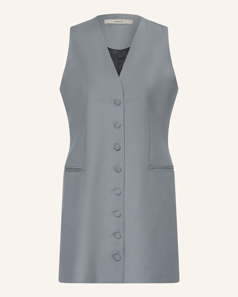 REMAIN Blazerweste grau Grau