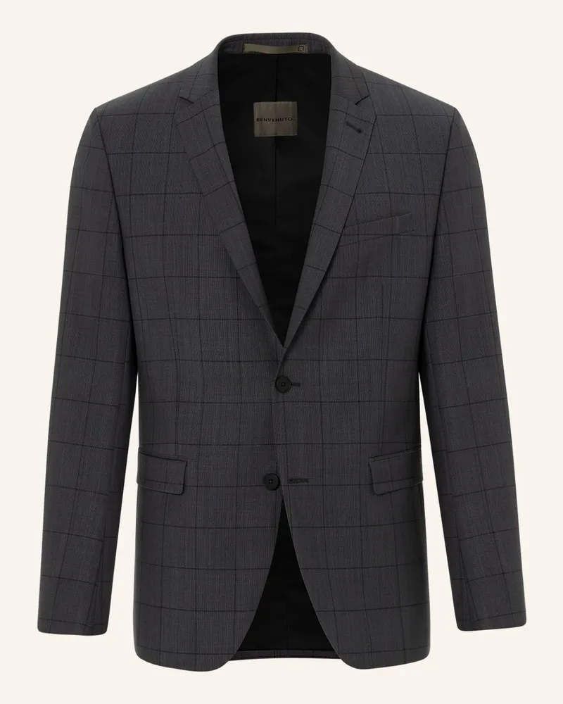 Benvenuto Anzugsakko Othello Slim Fit grau Dunkelgrau
