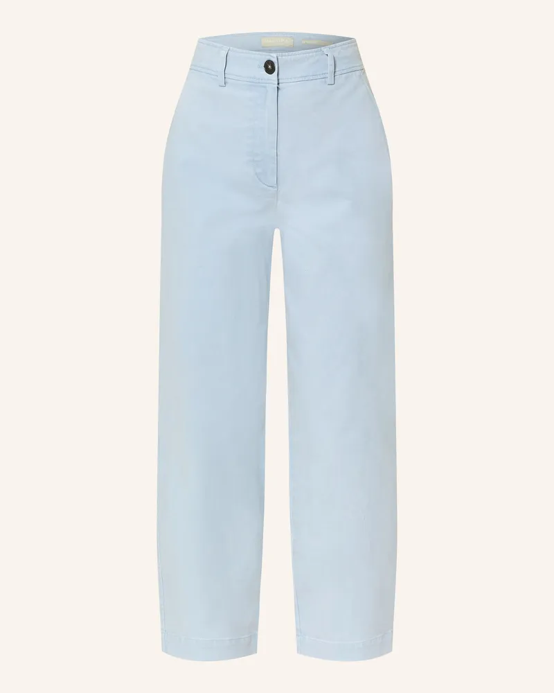 Marc O'Polo Hose Minu Barrel grau Hellblau
