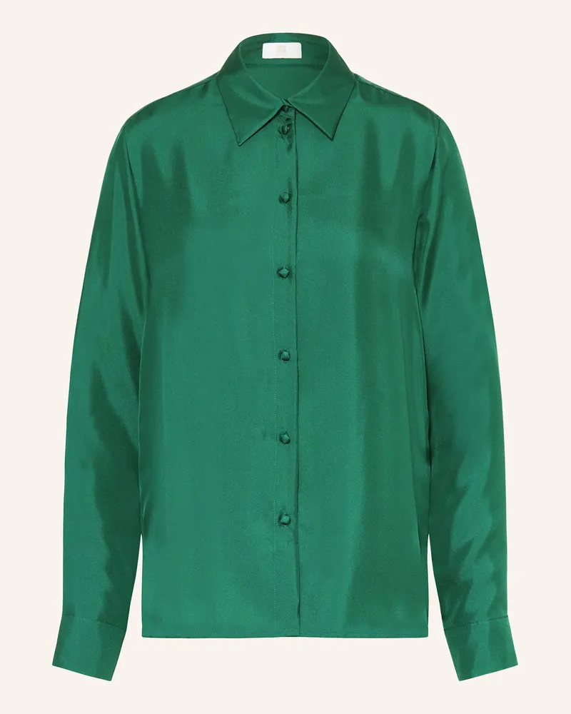 Riani Hemdbluse aus Seide Grün