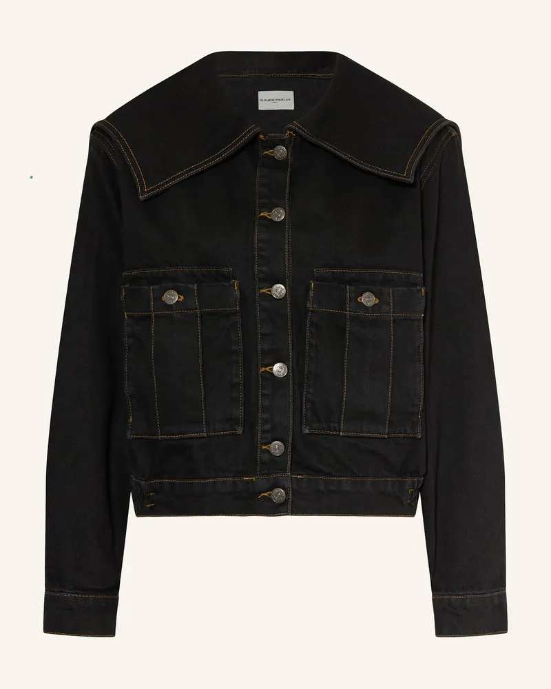 Claudie Pierlot Jeansjacke schwarz Schwarz