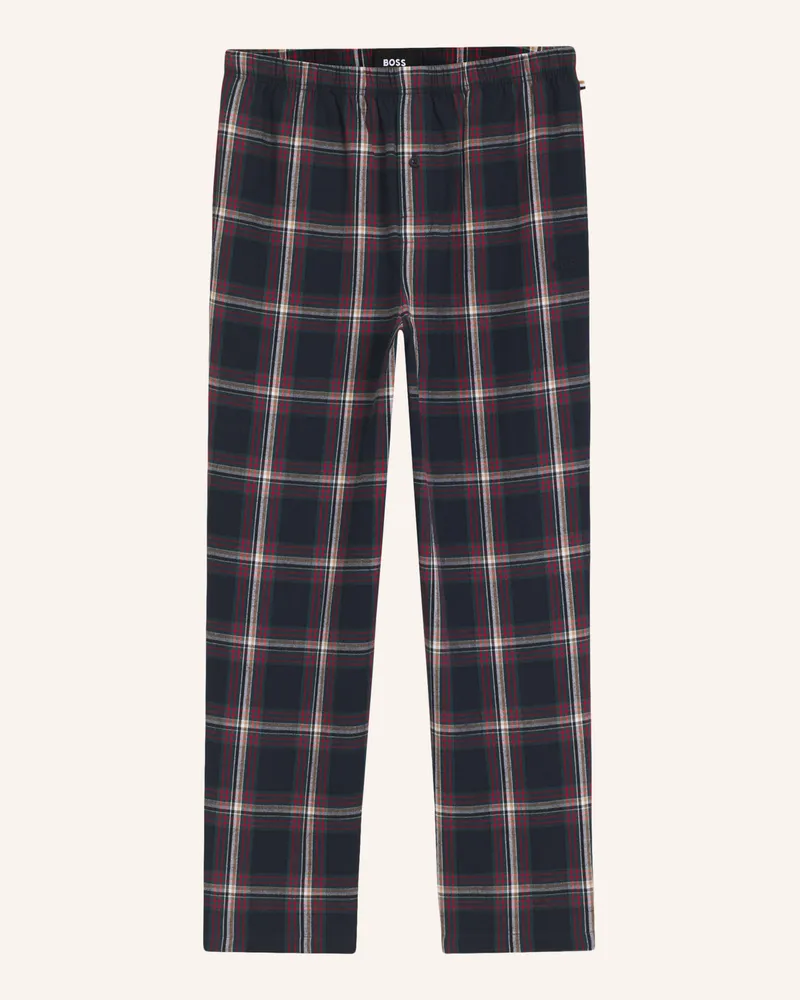 HUGO BOSS Pyjamas Unterteil HOLIDAY PANTS Blau