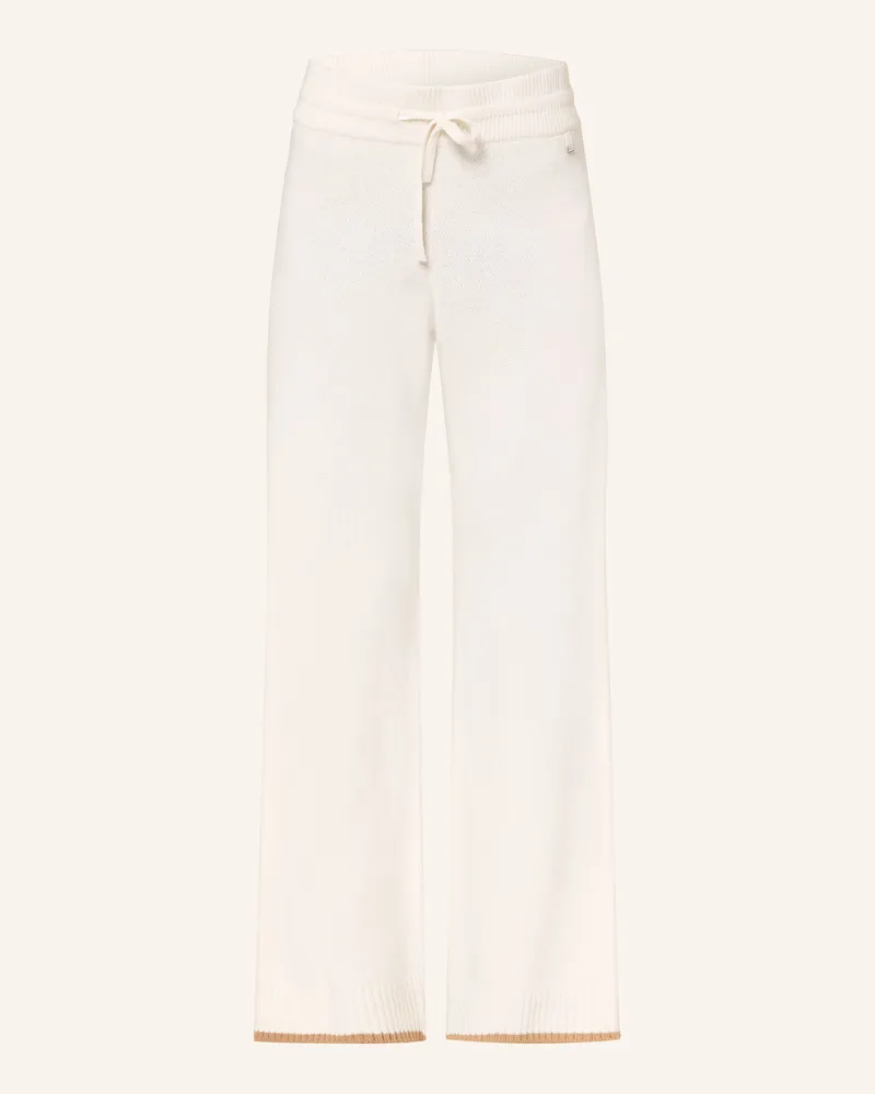 Herno Strickhose weiss Creme
