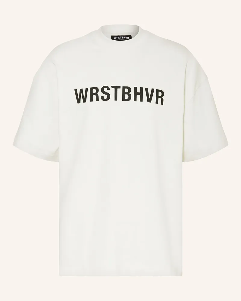WRSTBHVR T-Shirt Rasmus weiss Weiss