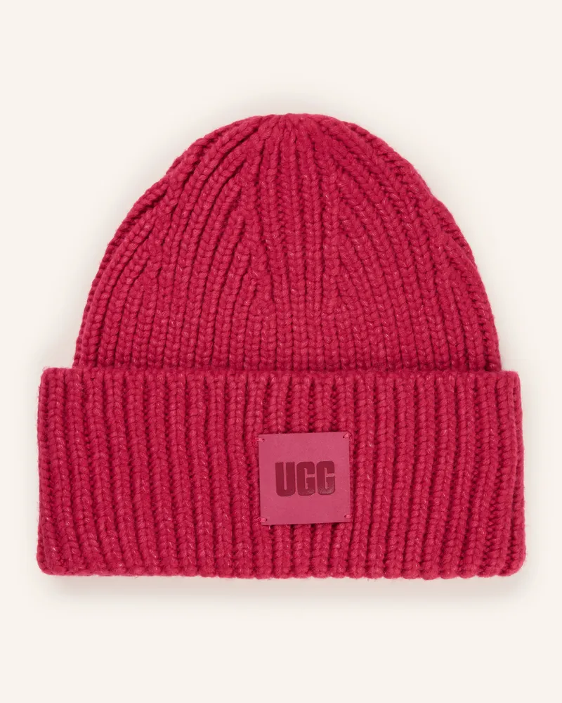 UGG Mütze rot Fuchsia