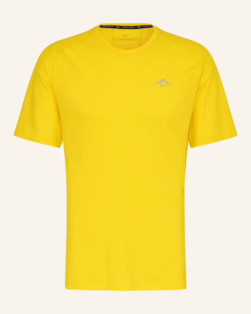 Nike Laufshirt SOLAR CHASE Gelb